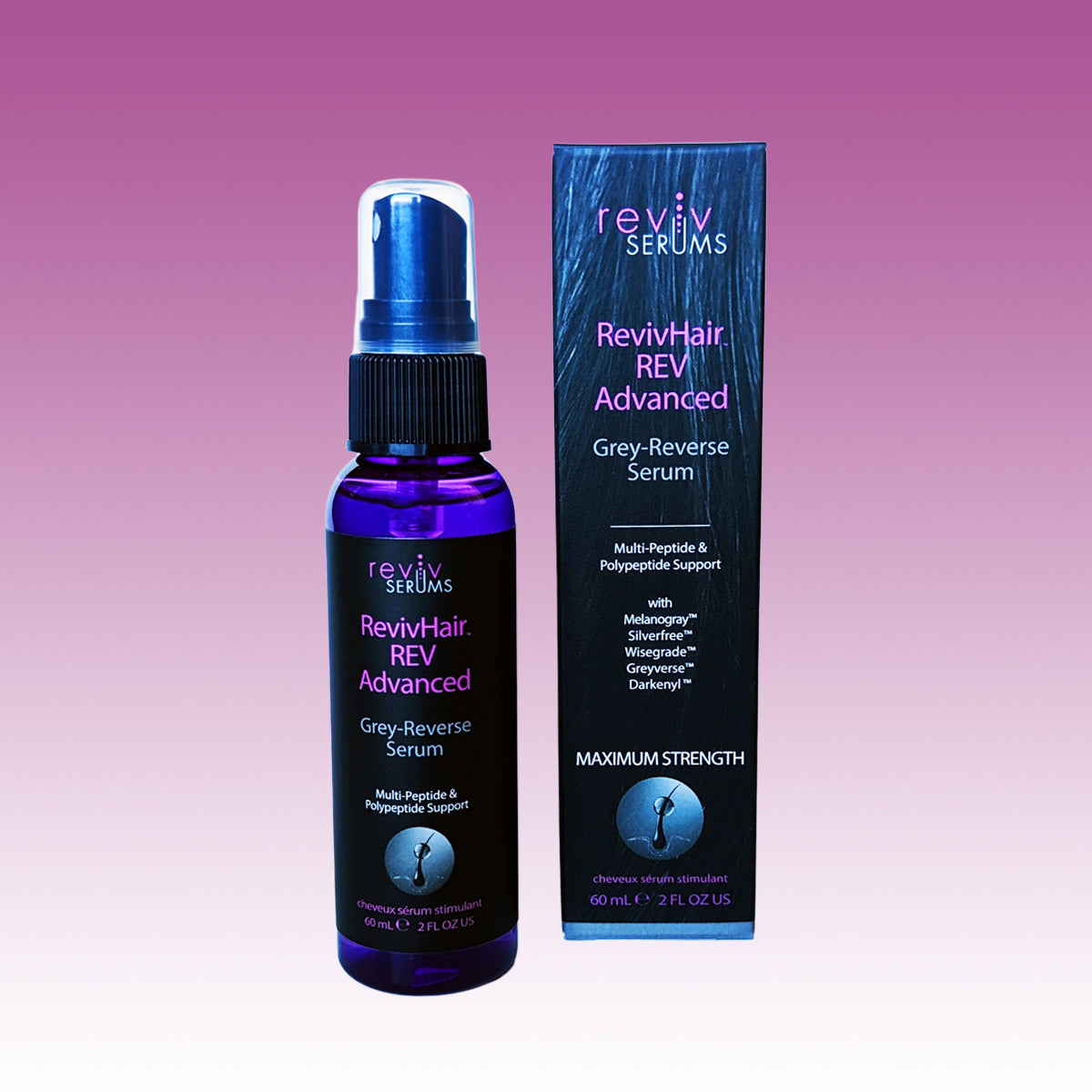 RevivHair REV Advanced Grey Hair Reverse - New RevivHair REV Advanced Grey Hair Reverse - New