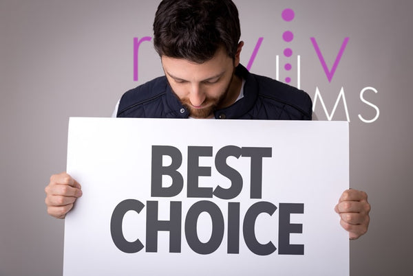 Best choice sign with Reviv Serums logo