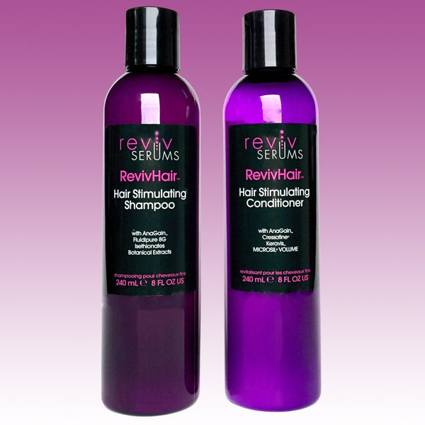 RevivHair Stimulating Shampoo & Conditioner - RevivSerums.com