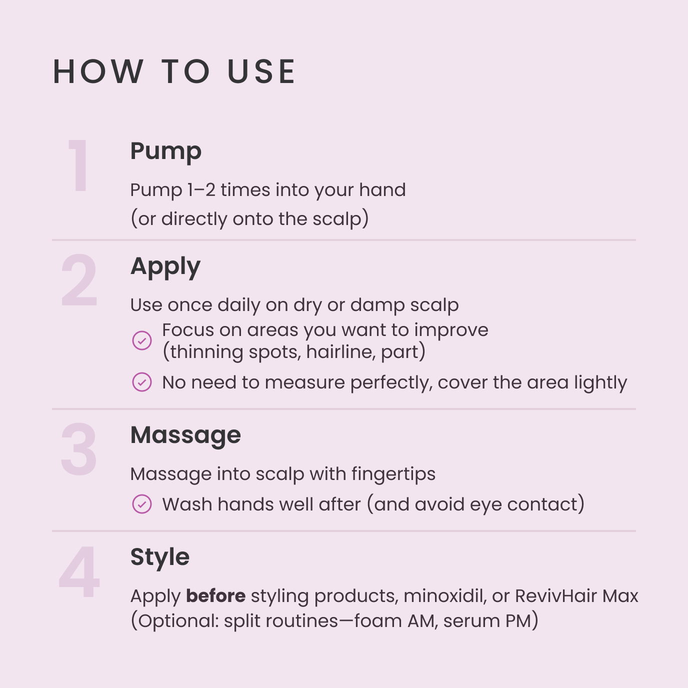 RevivHair Exosome Therapy & Volumizing Foam