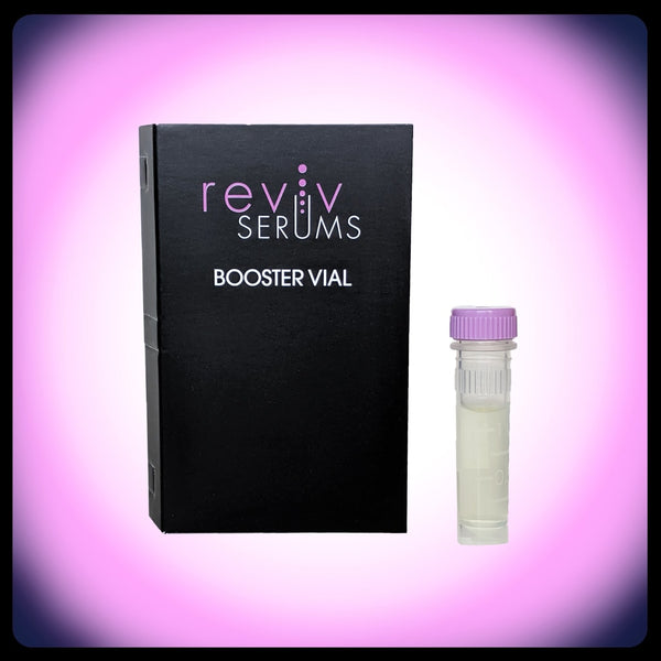 Customizable booster vial for RevivMist Uplifting Serum Essence